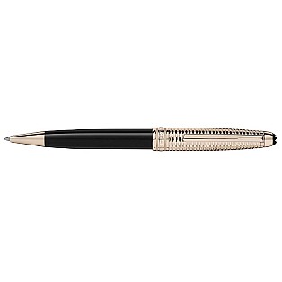 Montblanc Meisterstück Solitaire Doué Geometry Champagne Gold Classique Balpen