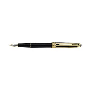 Montblanc Meisterstück Solitaire Gold & Black Doué Classique Fountain pen
