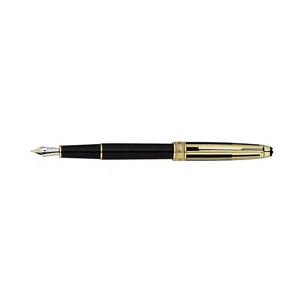 Montblanc Meisterstück Solitaire Gold & Black Doué Classique Fountain pen 35986