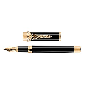 Montegrappa Zero Caduceus Yellow Gold Stylo plume