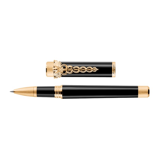 Montegrappa Zero Caduceus Yellow Gold Rollerball