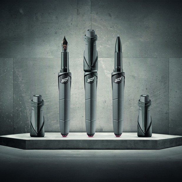 Montegrappa Automobili Lamborghini 60° Grigio Titans Rollerball