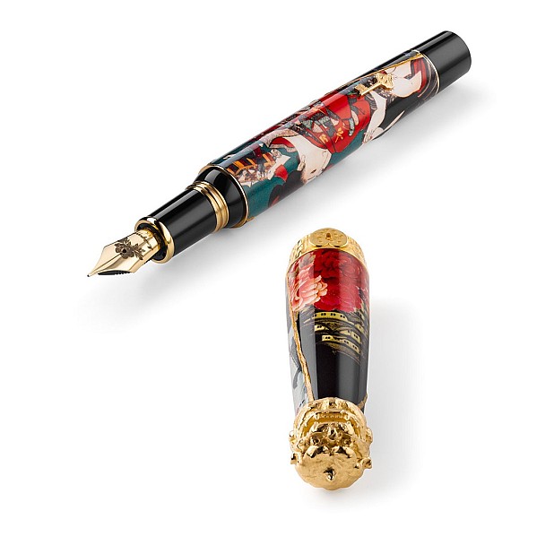 Montegrappa Bijo-To-Yaju by Tomita Kazuhiko LE Caneta de tinta permanente