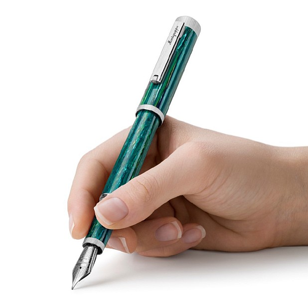 Pluma Estilográfica Montegrappa Zero Zodiac Sagittarius Palladium