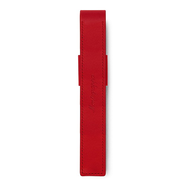 Montegrappa Pen Pouch Series Red ST Lederen Penetui (1-delig)