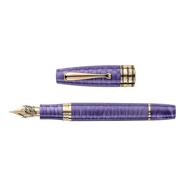 Montegrappa Regal Year Of The Dragon Royal Purple LE Plumo Estilográfica