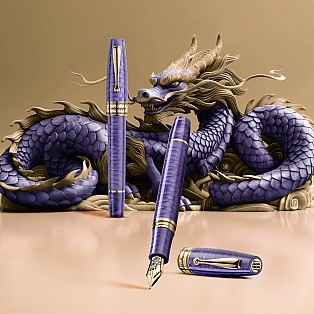 Montegrappa Regal Year Of The Dragon Royal Purple LE Fountain Pen