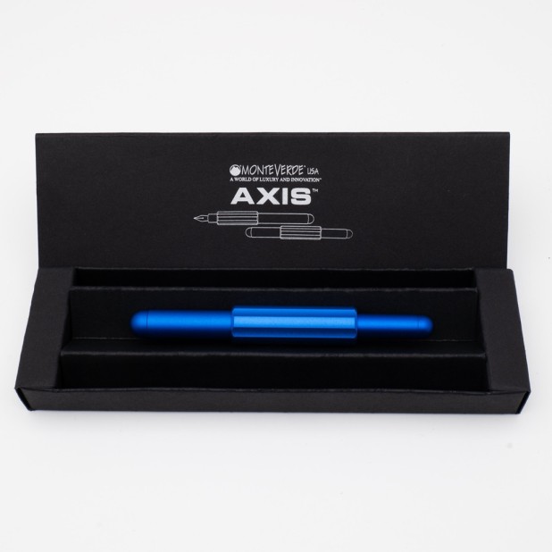 Monteverde Axis Matte Blue Fountain Pen