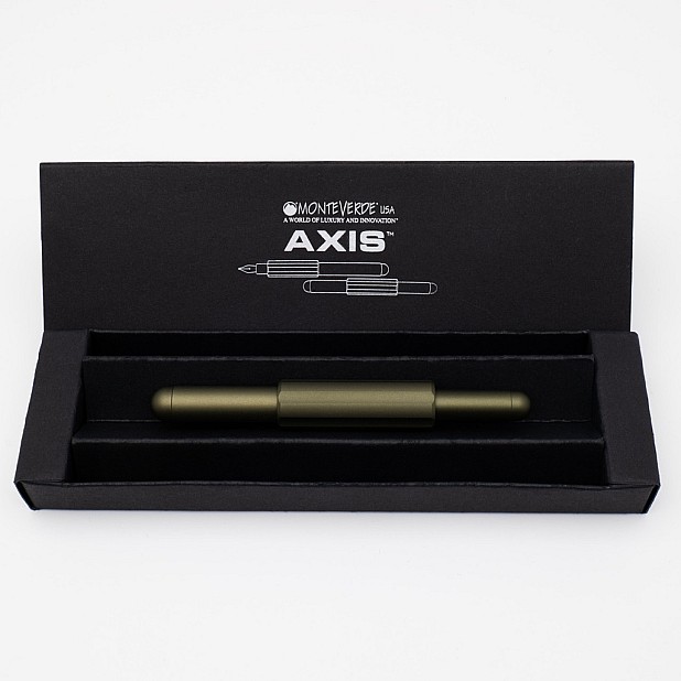 Monteverde Axis Matte Olive Green Fountain Pen
