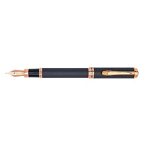 Monteverde Innova Matte Carbon Fiber Rose Gold Plumo Estilográfica