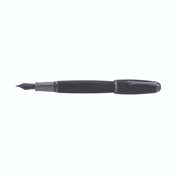 Monteverde Super Mega Carbon Fiber & Gunmetal Fountain Pen