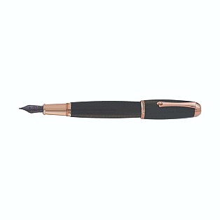 Monteverde Super Mega Carbon Fiber & Rose Gold Vulpen