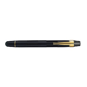 Nahvalur Eclipse Black Gold Retractable Fountain Pen