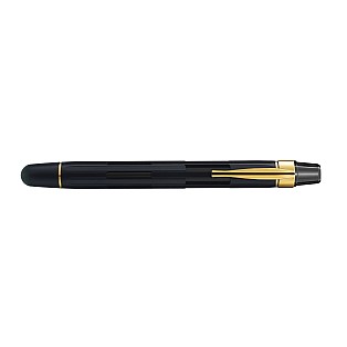 Nahvalur Eclipse Black Gold Retractable Fountain Pen