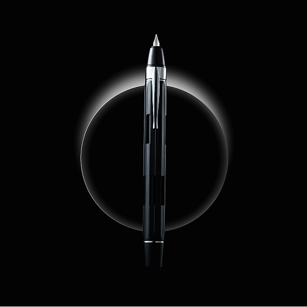 Nahvalur Eclipse Black Silver Caneta de tinta
