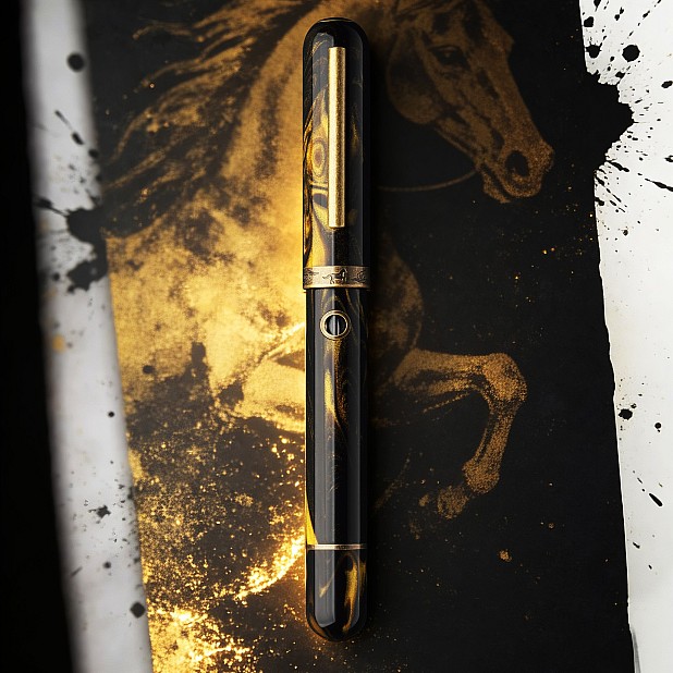 Nahvalur Nautilus Pen Of The Year Zodiac Horse 2026 LE GT Pióro wieczne