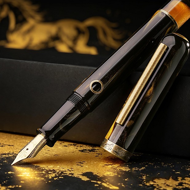 Nahvalur Nautilus Pen Of The Year Zodiac Horse 2026 LE GT Pióro wieczne