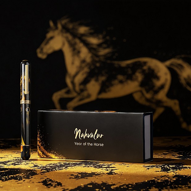 Nahvalur Nautilus Pen Of The Year Zodiac Horse 2026 LE GT Pióro wieczne