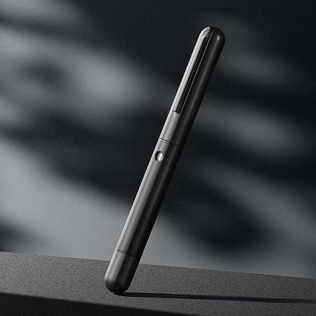 Nahvalur Nautilus Ti Black RT Fountain Pen
