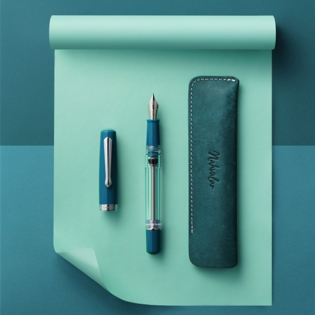 Nahvalur Original Plus Aquamarine Teal ST Stylo Plume