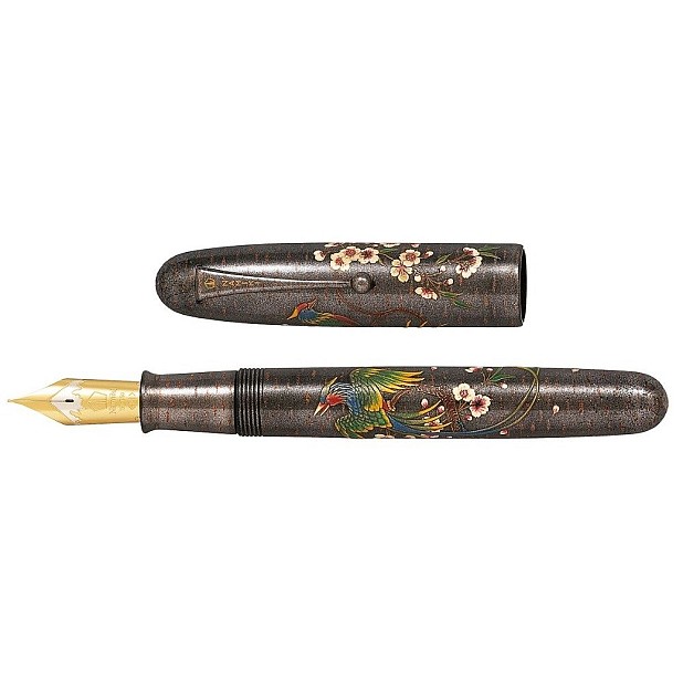 Namiki Emperor Rakucho Birds and Cherry Blossom Fountain pen