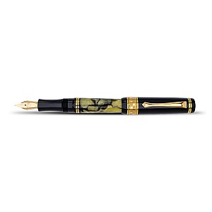 Nettuno 1911 Superba Jade Marbled Celluloid Caneta de Tinta Permanente