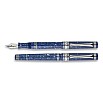 Nettuno 1911 Superba Sapphire Celluloid LE ST Caneta de Tinta Permanente