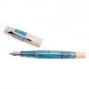 Opus 88 Koloro White Blue Stylo Plume