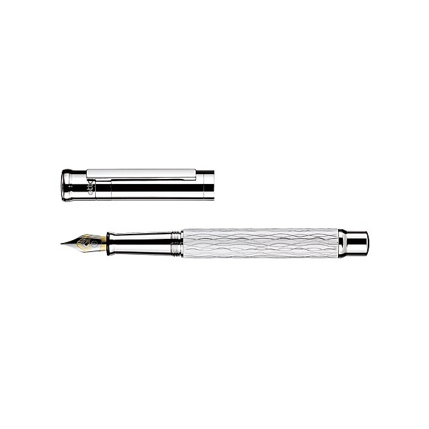 Otto Hutt Design 04 Wave White Füllfederhalter 
