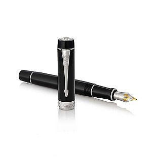 Parker Duofold Black PT Centennial Fountain pen