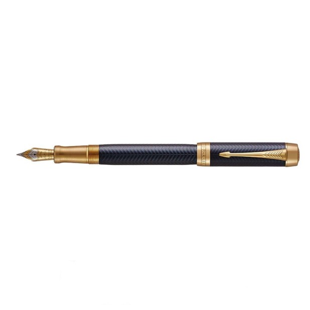 Parker Duofold Prestige Blue Chevron GT Centennial Fountain pen