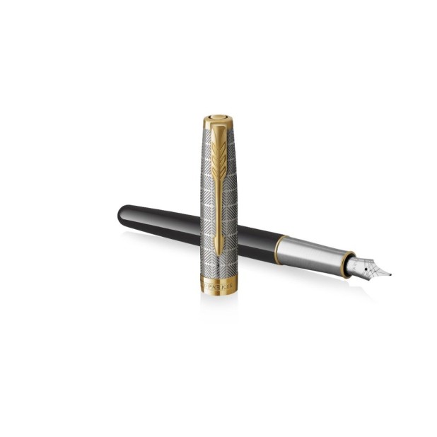Parker Sonnet Metal & Black GT Vulpen
