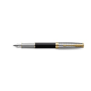 Parker Sonnet Metal & Black GT Fountain pen