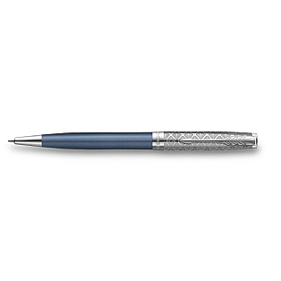 Parker Sonnet Metal & Blue Ballpoint