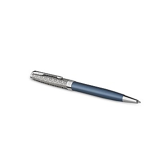 Parker Sonnet Metal & Blue Ballpoint