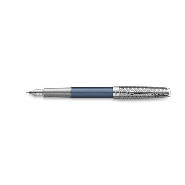 Parker Sonnet Metal & Blue Fountain pen
