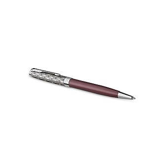 Parker Sonnet Metal & Red Ballpoint