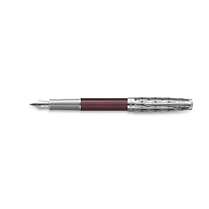 Parker Sonnet Metal & Red Fountain pen