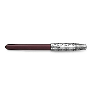 Parker Sonnet Metal & Red Fountain pen