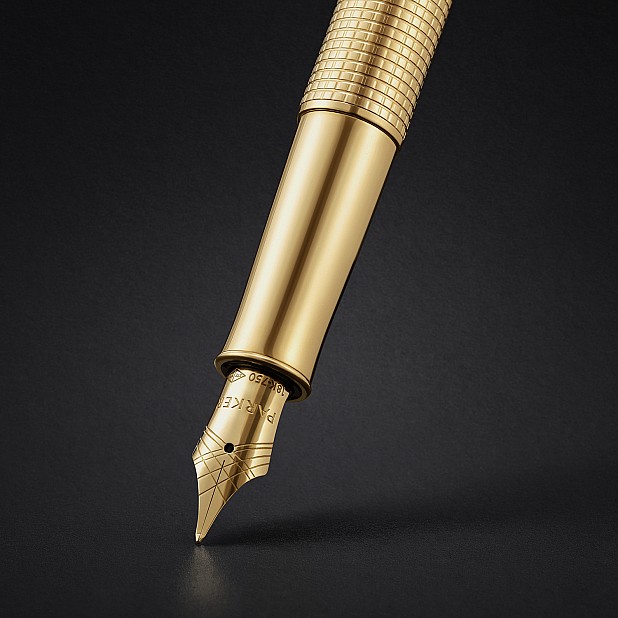 Parker Sonnet Ciselé Gold GT Special Edition Plumo Estilográfica