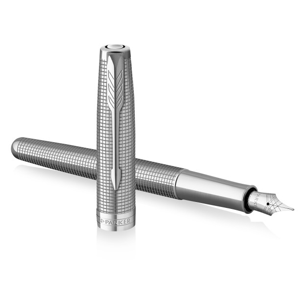Parker Sonnet Ciselé Silver CT Special Edition Caneta de Tinta Permanente