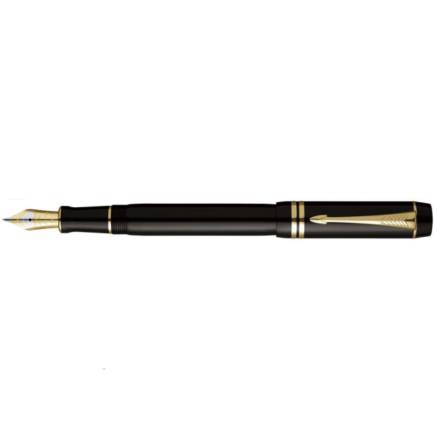Parker Duofold Black GT Demi Caneta de Tinta Permanente