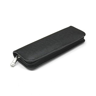 Pelikan Black Grained Zipped Penetui (2-delig)