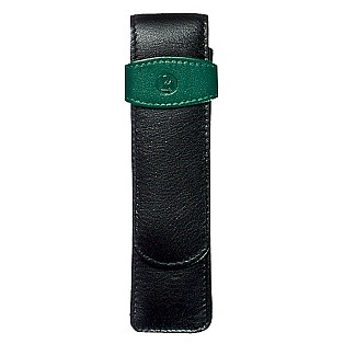 Pelikan Green and Black Flap Penetui (2-delig)