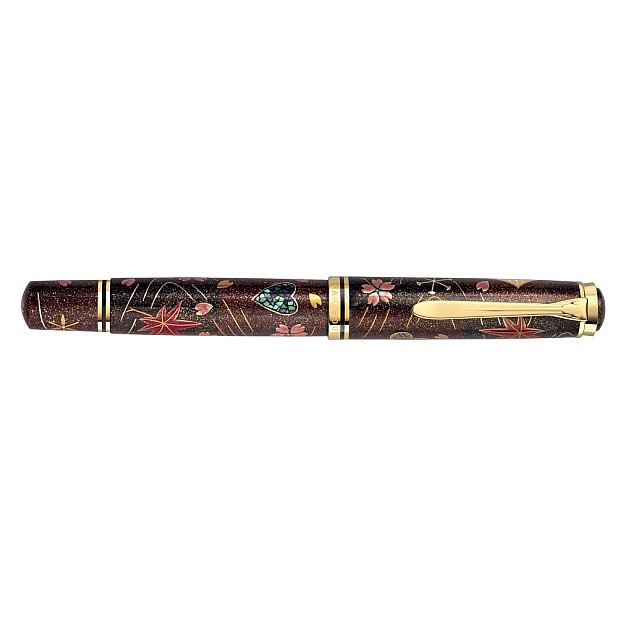 Pelikan Souverän M1000 Maki-e Four Seasons Lucky Charm LE Pluma Estilográfica