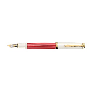 Pelikan Souverän M600 Red-White Vulpen