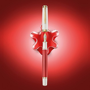 Pelikan Souverän M600 Red-White Vulpen