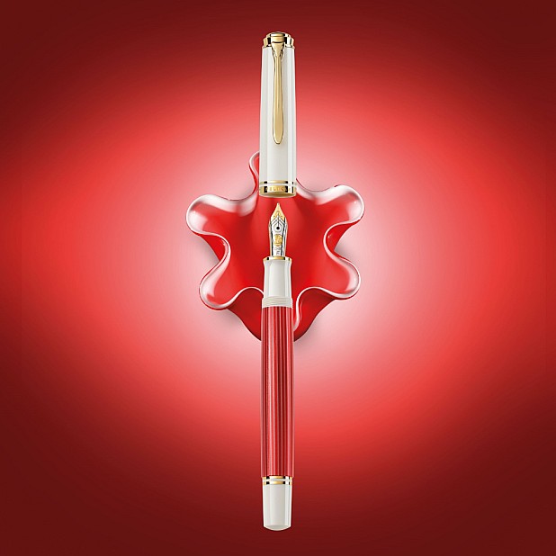 Pelikan Souverän M600 Red-White Pióro Wieczne