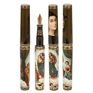 Phoenix Lacquer Art Great Masters Raphael Caneta de Tinta Permanente