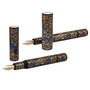 Phoenix Lacquer Art Ornaments Golden Birds Caneta de Tinta Permanente